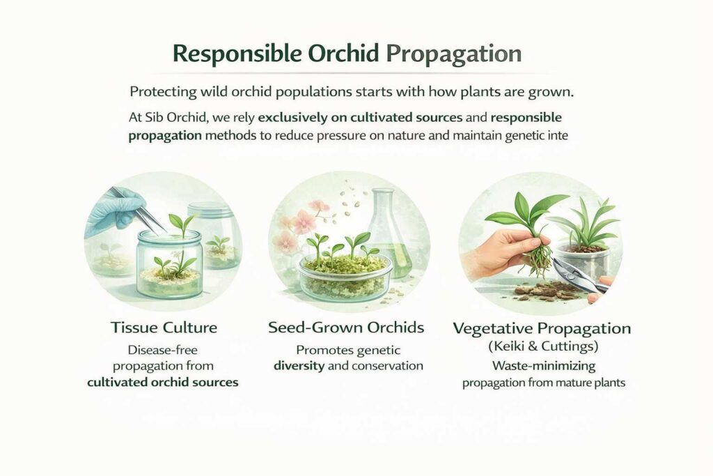 Sustainability Sib Orchid orchid plant for sale