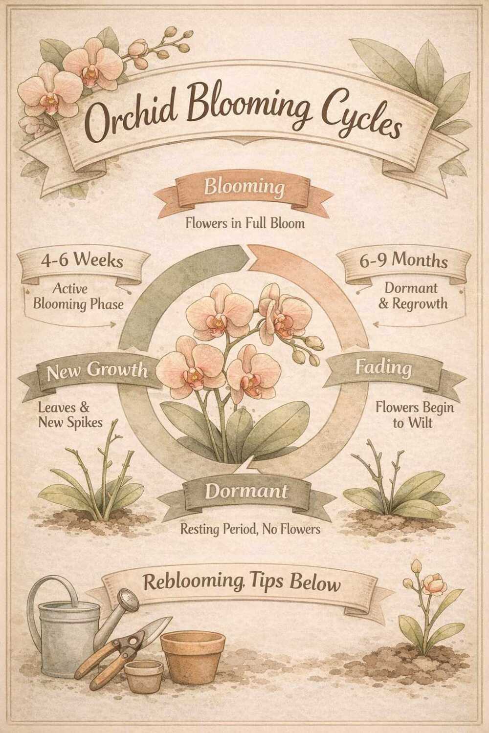 Understanding Orchid Blooming Cycles -Why Orchids Don’t Flower at the Same Time orchid plant for sale